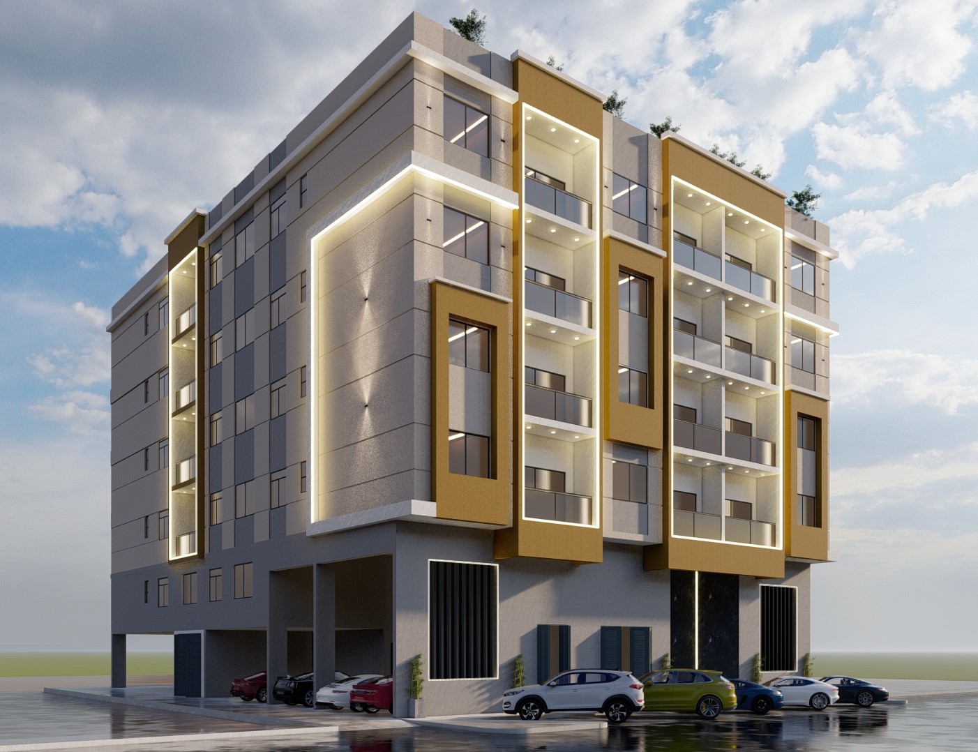 Goldline Apartment Building