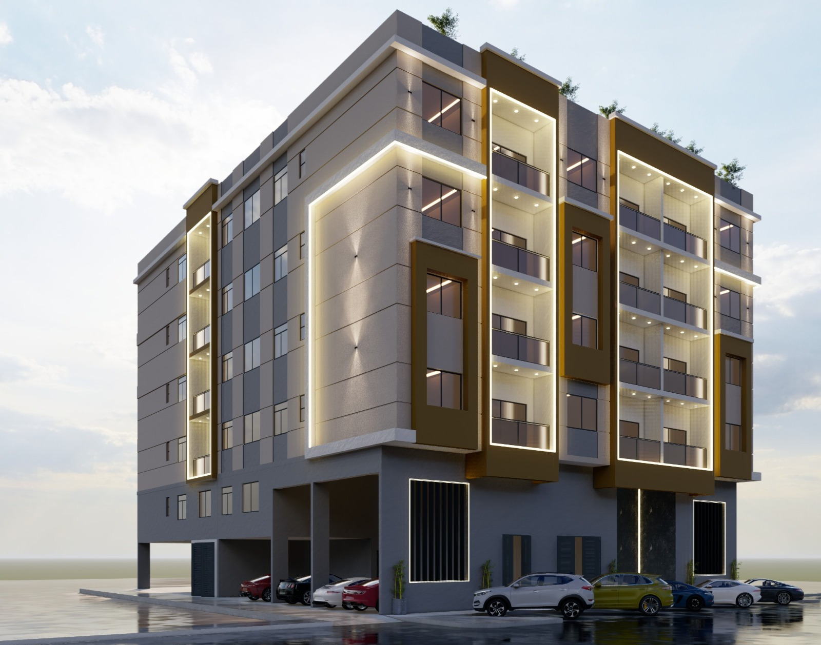Goldline Residences - Front